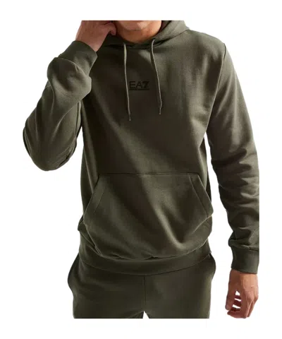 Ea7 Hooded Sweater In Black