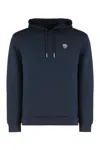 Ea7 Hooded Sweatshirt In Blue