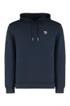 Ea7 Hooded Sweatshirt In Blue