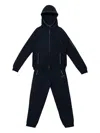 Ea7 Hooded Tracksuit In Blue