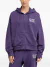 Ea7 Hooded Tracksuit In Purple