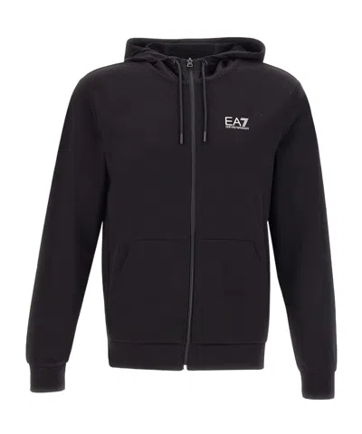 Ea7 Hoodie In Black