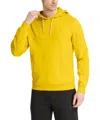 Ea7 Cotton Hooded Visibility Sweatshirt In Green