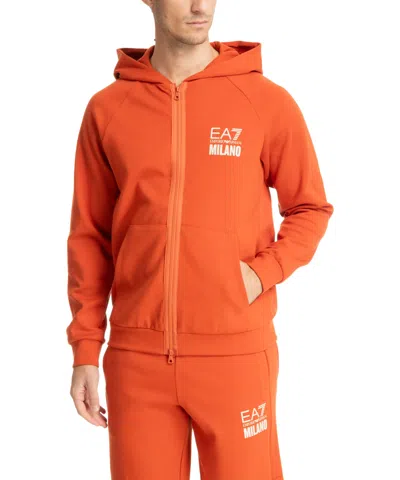 Ea7 Hoodie In Red