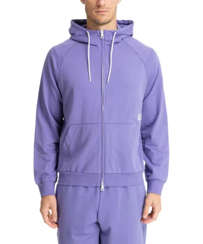 Ea7 Hoodie In Violet