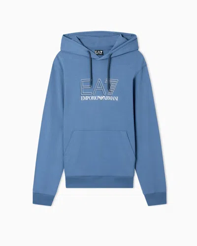 Ea7 Hoodies In Blue