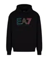 Ea7 Identify Hooded Sweaters In Black