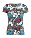 Ea7 Item O-neck Short-sleeved T-shirt In Multi