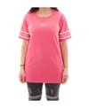 Ea7 Item O-neck Short-sleeved T-shirt In Pink