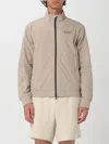 Ea7 Beige Polyamide Jacket In Multi