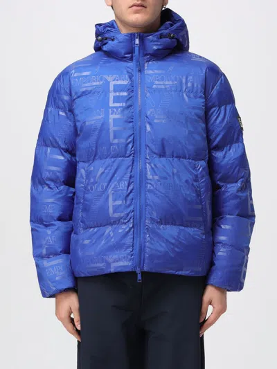 Ea7 Jacket  Men Color Blue
