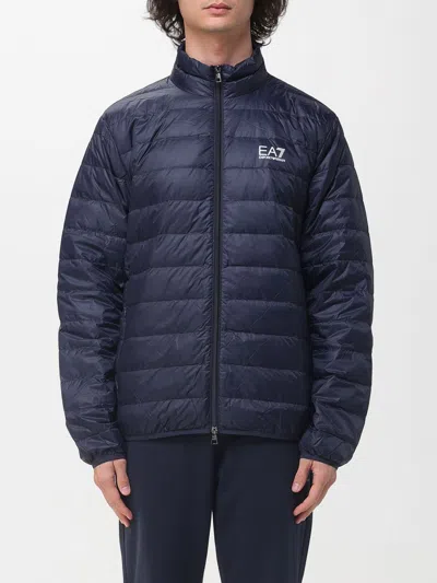 Ea7 Jacket  Men Color Blue