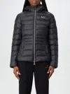 Ea7 Core Lady Nylon Padded Jacket In Schwarz