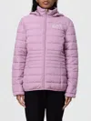Ea7 Zip-fastening Padded Jacket In Pink