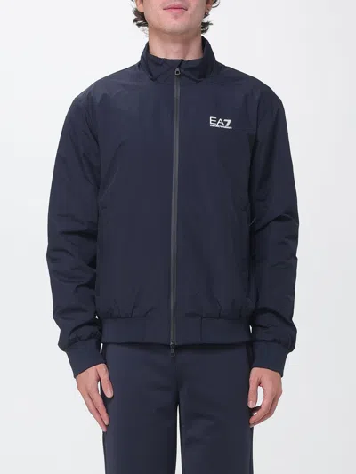 Ea7 Jacket Men Color Blue