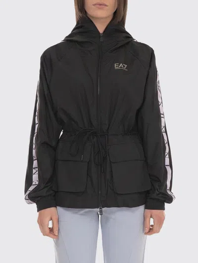 Ea7 Jacket Woman In Black