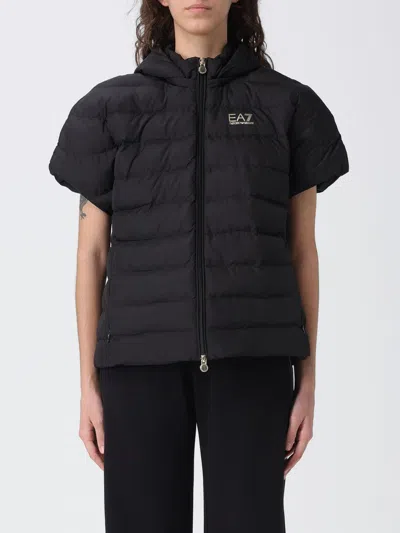 Ea7 Jacket Woman  In Black