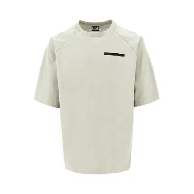 EA7 JERSEY T-SHIRT WITH MESH INSERT