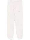 Ea7 Jersey Track Pants In Neutrals