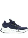 Ea7 Infinity Knit Sneakers In Blue