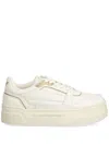 Ea7 Emporio Armani  Basket Ivory Sneaker In Neutrals
