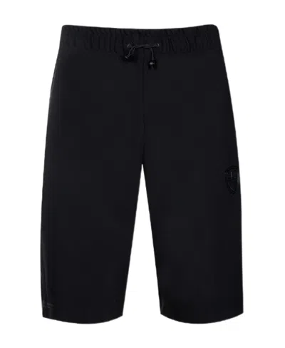 Ea7 Lace Up Shorts In Black