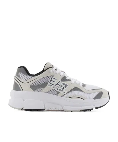 Ea7 Lace Up Sneakers In Multi
