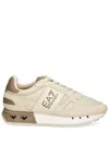 Ea7 Lace Up Trainers In Nude