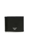 EA7 LEATHER COMPACT WALLET
