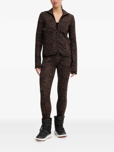 Ea7 Set With Animal-print First Technical Layer In Brown