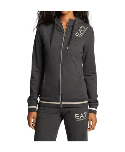 Ea7 Logo And Hat Casual Jacket In Black