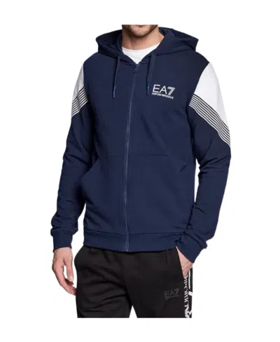 Ea7 Logo And Hat Casual Jacket In Black