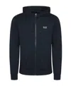 Ea7 Logo And Hat Casual Jacket In Black