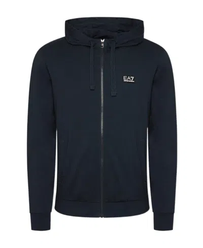 Ea7 Logo And Hat Casual Jacket In Black