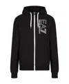 Ea7 Logo And Hat Casual Jacket In Black