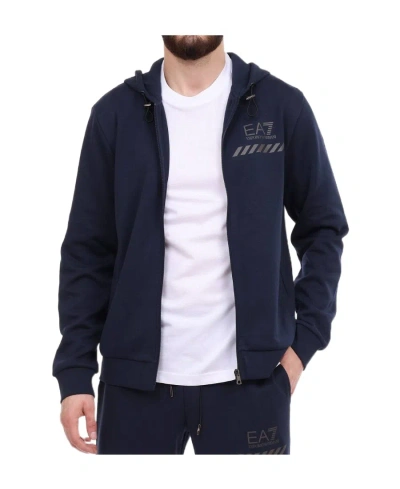 Ea7 Logo And Hat Casual Jacket In Black
