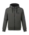 Ea7 Logo And Hat Casual Jacket In Black