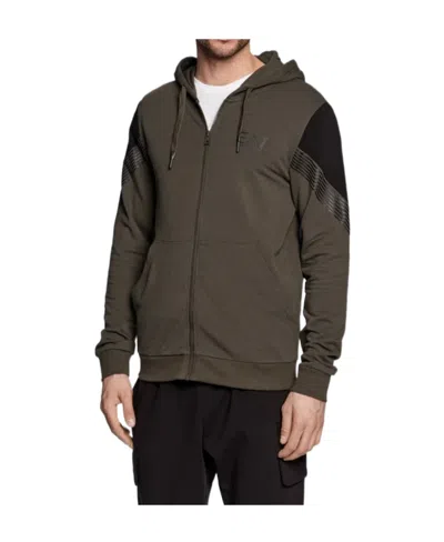 Ea7 Logo And Hat Casual Jacket In Black