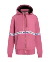 Ea7 Logo And Hat Casual Jacket In Pink