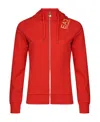 Ea7 Logo And Hat Casual Jacket In Red