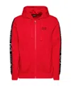 Ea7 Logo And Hat Casual Jacket In Red