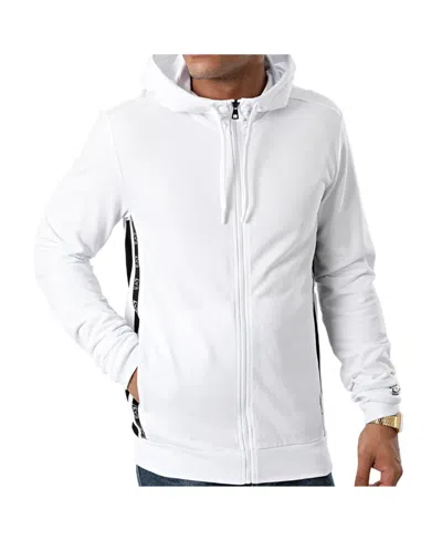 Ea7 Logo And Hat Casual Jacket In White