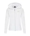 Ea7 Logo And Hat Casual Jacket In White