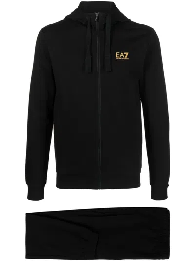 Ea7 Core Identity Tracksuit In Black