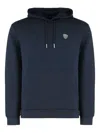 Ea7 Hooded Sweatshirt In Blue