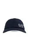 Ea7 Logo Baseball Cap In Blue