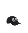 Ea7 Logo-embroidered Baseball Cap In Black