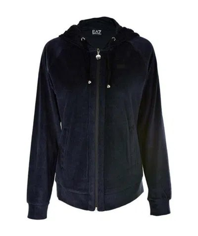 Ea7 Logo Casual Jacket In Black