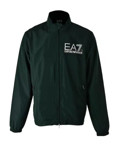 Ea7 Logo Casual Jacket In Black