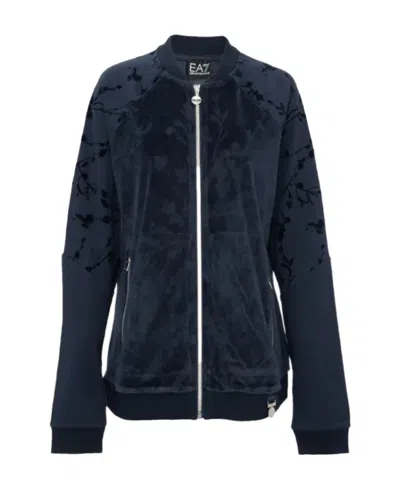 Ea7 Logo Casual Jacket In Black